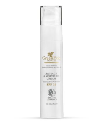 Grøn Greenetiq Bio Antiage Creme SPF 30 - Økologisk solbeskyttelse