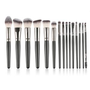 Happy Makeup Pensler Sort Crome Stk - Happy Colorfulbeauty  - 5714727011564