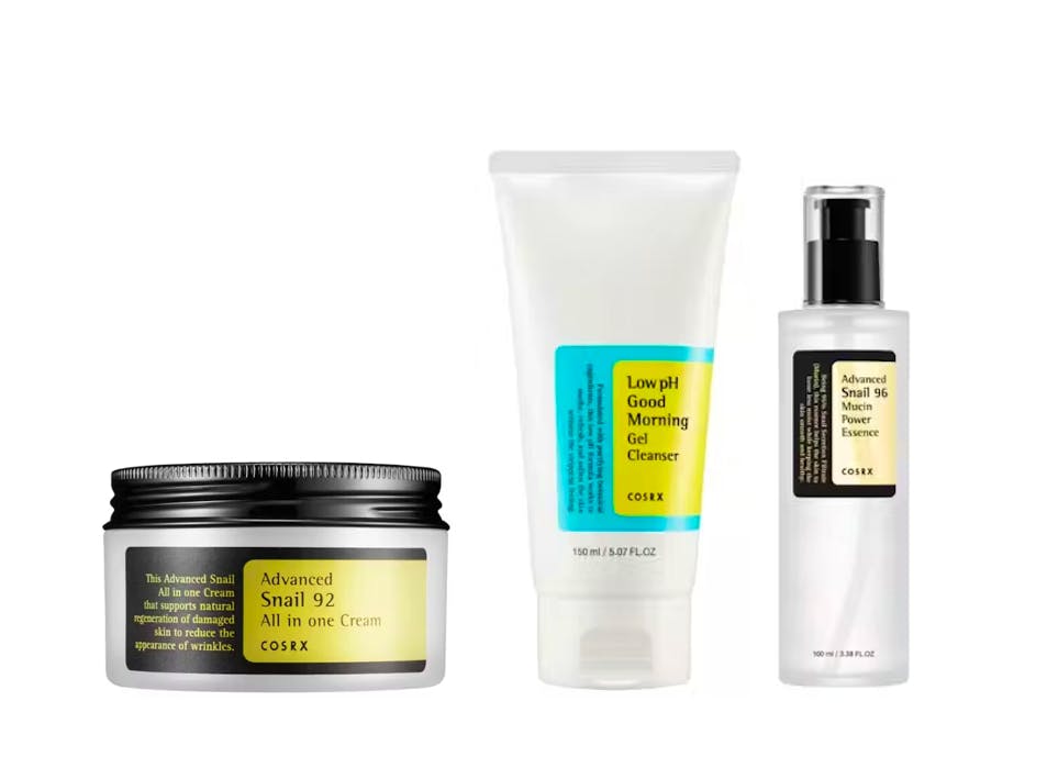 Cosrx Cosrx Advanced Snail Mucin Power Essence & Low Good Morning Gel Cleanser & Advanced Snail All One Cream 100 150 100 - Cosrx Colorfulbeauty - 8809416470009