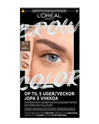 Amp Oral Paris Brow Color Semi Permanent Eyebrow Color Light Brunette Stk - Colorfulbeauty  - 3600524136055