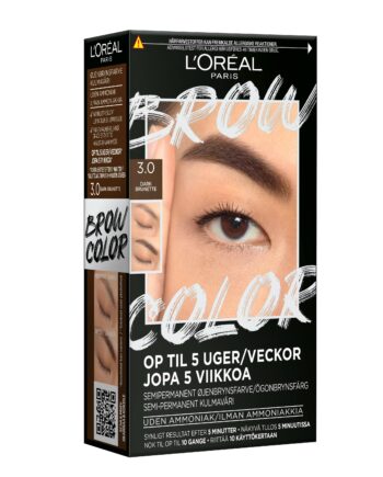 Amp Oral Paris Brow Color Semi Permanent Eyebrow Color Dark Brunette Stk - Colorfulbeauty  - 3600524136031