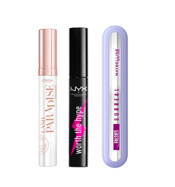 Sort Luxplus Paradise Mascara Primer Worth The Hype Black & Falsies Surreal Extensions Very Black Stk - Luxplus Colorfulbeauty - 3600523503384