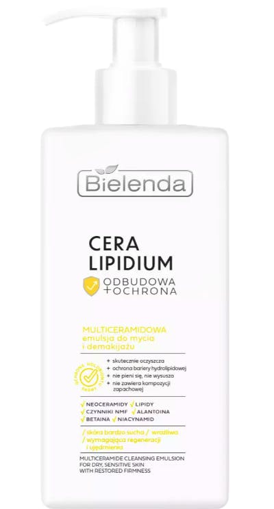 Bielenda Cera Lipidium Multiceramide Makeup Removal Cleansing Emulsion 300 - Bielenda Colorfulbeauty - 5902169062392