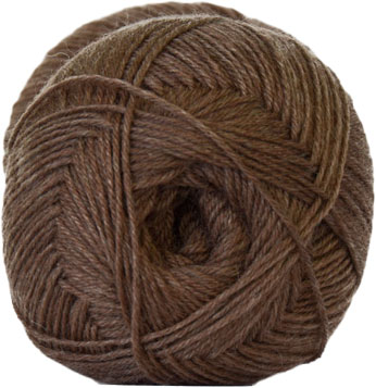 Aloe Vera Strømpegarn Hjertegarn 211 Brun - Colorfulbeauty  - 5706382026045