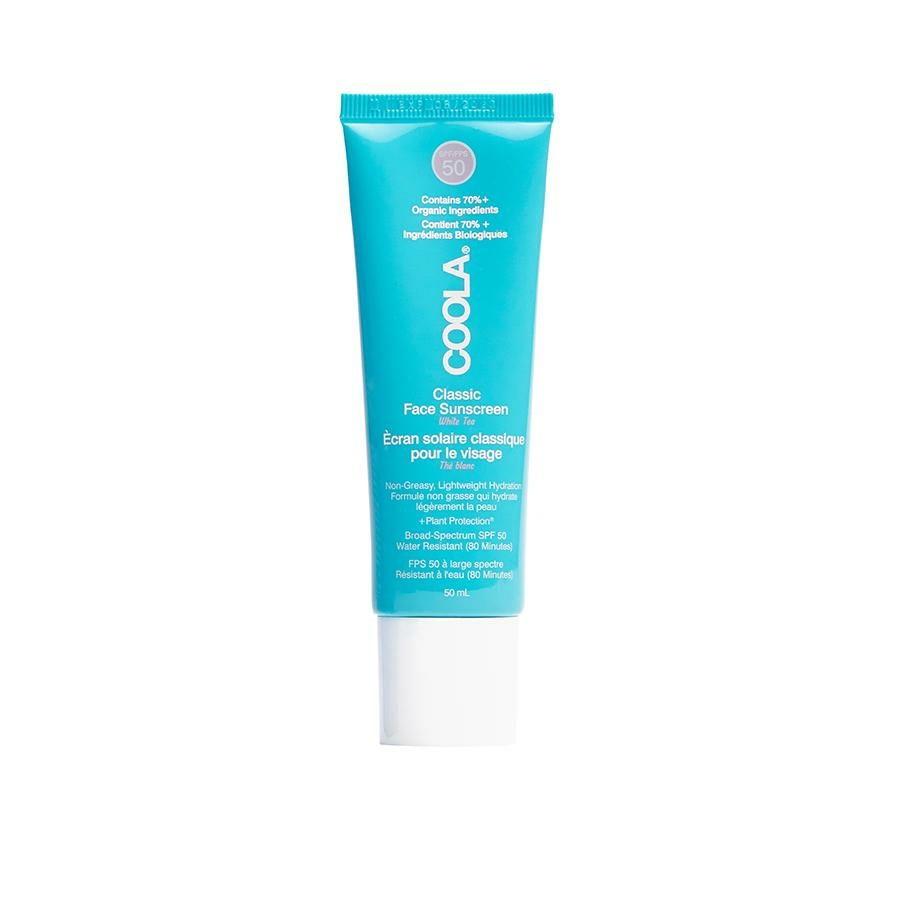 Hvid Coola Classic Face Lotion White Tea Spf - Coola Colorfulbeauty  - 850008614354