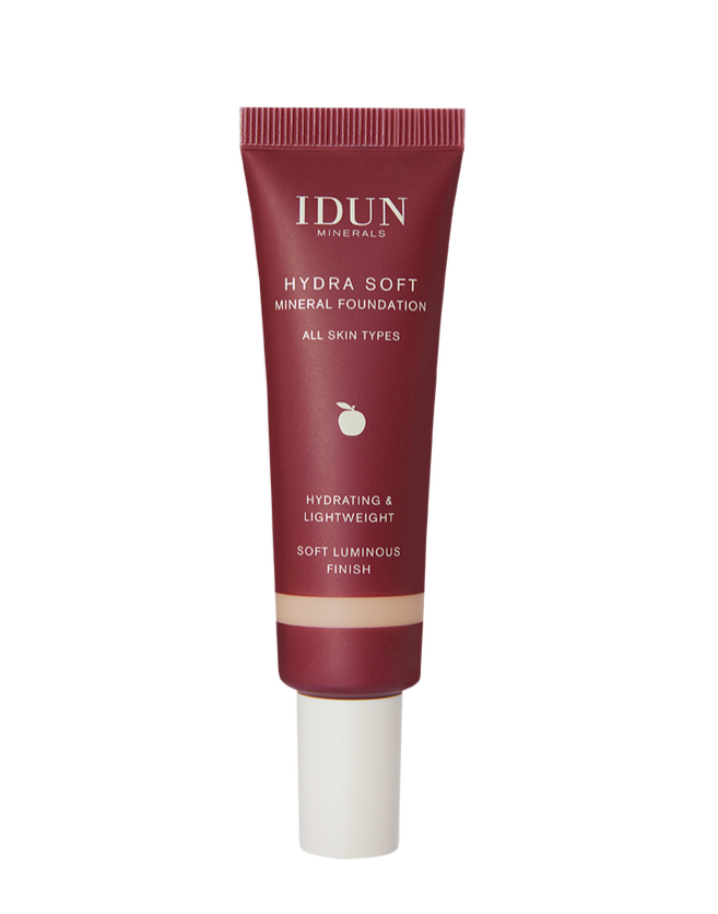 Idun Minerals Hydrasoft Mineral Foundation Gylla 255 30ml - Idun Minerals Colorfulbeauty  - 7340074712557