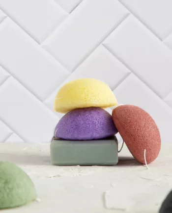 Chamarrel Kojac Svamp Til Ansigtet Naturlig & Skånsom Håndsæbe Chamarrel Studiobuus - Chamarrel Colorfulbeauty