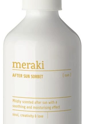 Hvid After Sun Sorbet Meraki Mildly Scented Solpleje 275 - Meraki Colorfulbeauty  - 5707644718654