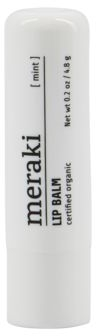 Sølv Læbepomade Meraki Mint økologisk Lip Balm Med Sheasmør Jojoba & Kokos - Meraki Colorfulbeauty  - 5707644513266