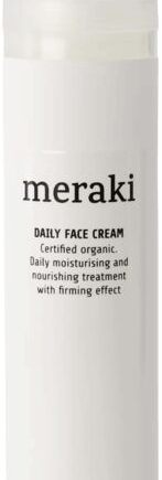 Hvid Ansigtscreme Meraki Facial Care Favorites Økologisk Anti Rynke Dagcreme Med Brunalger & Hyaluronsyre - Meraki Colorfulbeauty  - 5707644528451