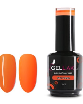 Orange Gel Neglelak Wow Gellak - Gellak.dk Colorfulbeauty