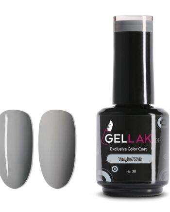 Grå Gel Neglelak Tangled Web Gellak - Gellak.dk Colorfulbeauty