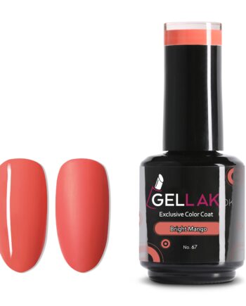 Orange Gel Neglelak Bright Mango Gellak - Gellak.dk Colorfulbeauty