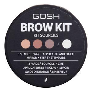 Gosh Eye Brow Kit Stk - Gosh Copenhagen Colorfulbeauty - 5701278619004