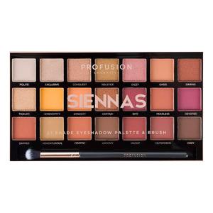 Profusion Eyeshadow Shade Palettes Pro Artistry Siennas Stk - Colorfulbeauty - 656497061965