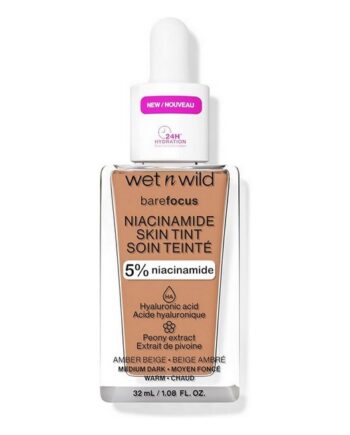 Beige Wet Wild Bare Focus Niacinamide Skin Tint Amber - Wet N Wild Colorfulbeauty  - 0077802163752